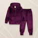 Velvet tracksuit for kids – soft, warm, flexible fit | unisex outfit set