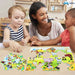 Animal puzzle with 30 wooden pieces – educational and durable design | for children from 3 years