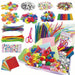 Craft set with 1000 pieces – endless fun, fine motor skills | kids