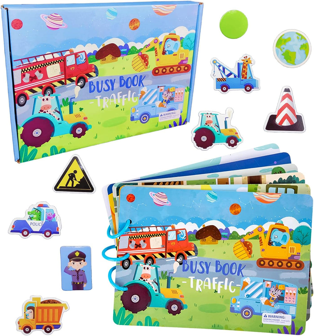 Montessori activity book sparks curiosity – Puzzles, lacing games & motor skills | Kids