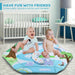 Baby play mat with 6 toys – 8-in-1 design, soft & washable | 0+ months