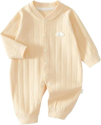 Baby cotton sleepsuit – soft, breathable, comfortable | 0-18 months
