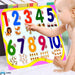 Wooden puzzle set helps kids learn letters and shapes – 6-in-1, educational | Ages 3+