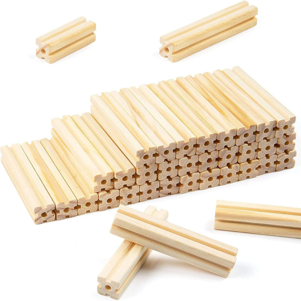 Wooden castle building set – sturdy blocks, montessori-inspired play | kids 3+
