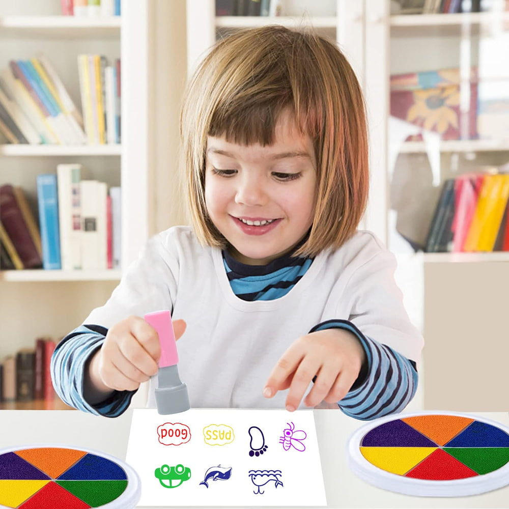 Washable finger paint set stimulates creativity – safe, reusable, educational | kids
