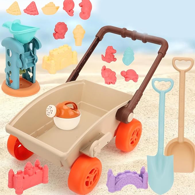 Beach cart toy set for creative sand play – boosts motor skills, encourages imagination | toddlers