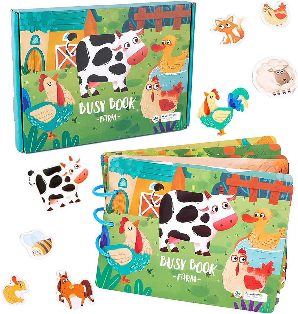 Montessori activity book sparks curiosity – Puzzles, lacing games & motor skills | Kids