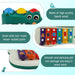 Crocodile xylophone with hammer – stimulates creativity and motor skills | musical toy