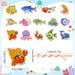 Wooden fishing game boosts fine motor skills – colourful sea animals | educational toy