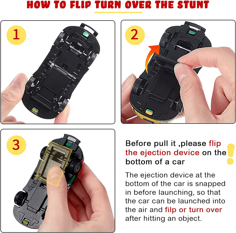 Self-driving stunt cars with flips and jumps – no batteries needed | Kids' toy vehicles