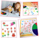 Washable finger paint set stimulates creativity – safe, reusable, educational | kids
