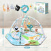 Baby play mat with 6 toys – 8-in-1 design, soft & washable | 0+ months