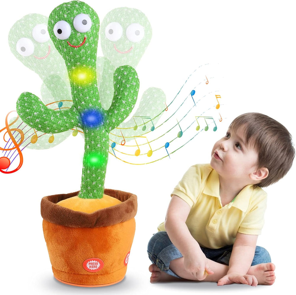 Interactive dancing cactus toy – repeats speech, dances to music | kids' toy
