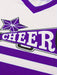 Children's cheerleader costume – complete set with pompoms, breathable | fancy dress