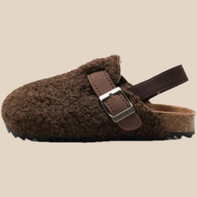 Wool slip-on shoes with sheepskin lining – non-slip sole, easy to put on | unisex