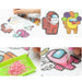 Diamond art sticker set with sparkling gemstones – boosts creativity and focus | kids activity kit