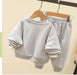 Bunny jumper and trousers set – soft cotton blend, elastic waistband | kids outfit
