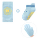 Baby knee pads with anti-slip grip – breathable, soft set of 3 | Crawling babies