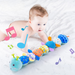 Musical caterpillar toy with sound and textures – sensory, soft, lightweight | baby toys
