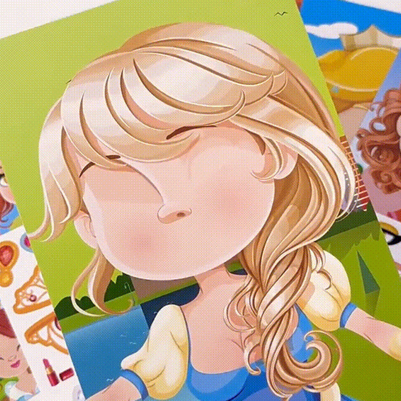 Dress-up stickers for creative outfits – reusable, mix-and-match designs | kids craft toy