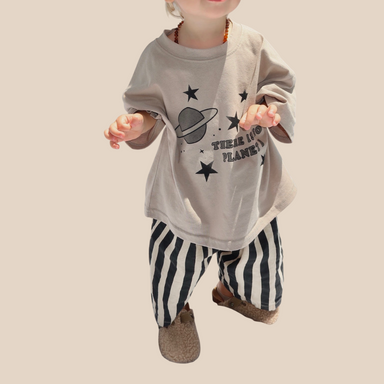 Printed t-shirt with eco-friendly message – soft cotton, unisex fit | kids