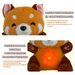 Soothing baby cuddly toy with breathing motion – music, night light & washable | sleep aid