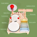 Wooden kids' drum set with xylophone – sturdy design, multiple instruments | toddler musical toy