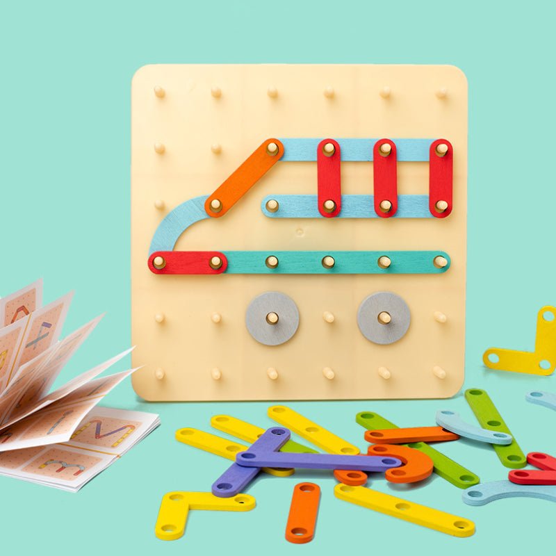 Wooden puzzle with 100 patterns – creative, educational and fun | kids toy
