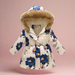 Kids winter jacket with thick lining – stylish prints, durable zip | ages 4-10