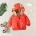 Warm winter coat with cosy teddy lining – hooded design, easy zip | baby & toddler