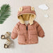 Warm winter coat with cosy teddy lining – hooded design, easy zip | baby & toddler