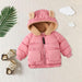 Warm winter coat with cosy teddy lining – hooded design, easy zip | baby & toddler
