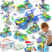 Construction set with tools and storage box – boosts creativity and motor skills | ages 3+