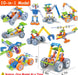 Construction set with tools and storage box – boosts creativity and motor skills | ages 3+
