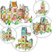 Wooden castle building set – sturdy blocks, montessori-inspired play | kids 3+