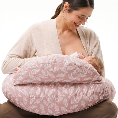 Nursing pillow with ergonomic support – adjustable strap, cotton cover | baby feeding