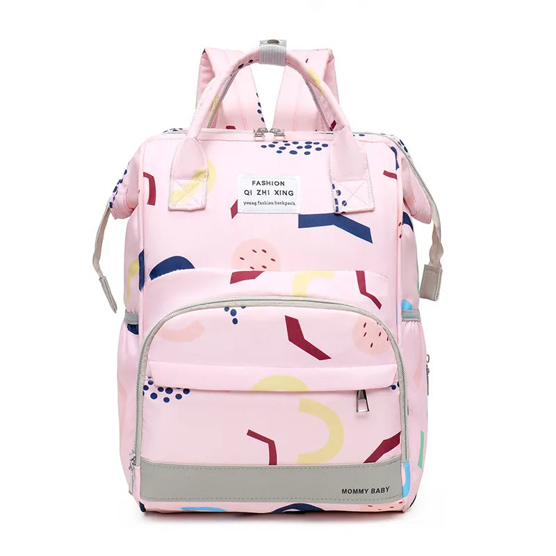 Changing bag backpack with insulated pockets – spacious, water-repellent | for parents