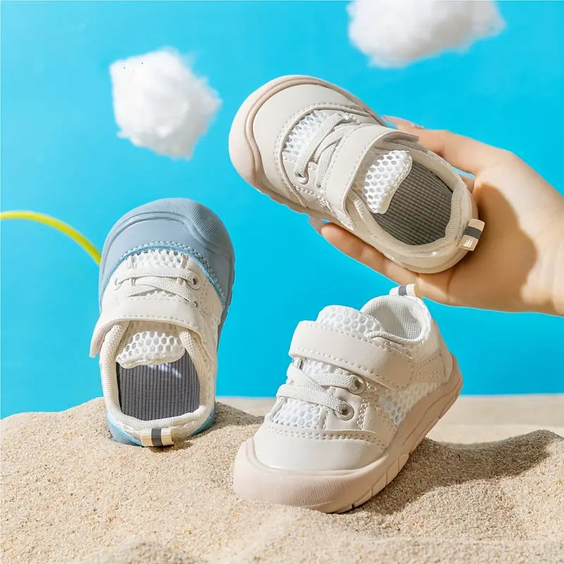 Baby first walker shoes with flexible barefoot sole – non-slip grip | Toddler shoes