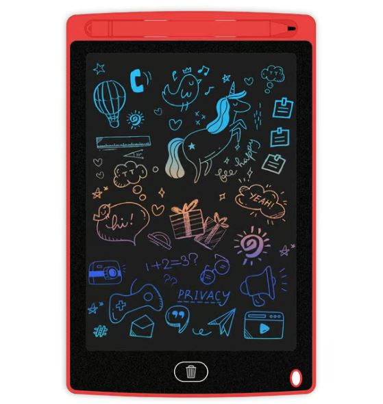 LCD drawing tablet – erasable screen, portable design | for kids aged 3+