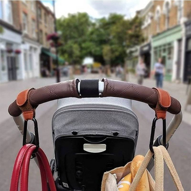 Pushchair hooks keep bags secure – durable, multifunctional, set of 2 | buggy accessory