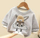 Bunny jumper and trousers set – soft cotton blend, elastic waistband | kids outfit
