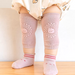Baby knee pads with anti-slip grip – breathable, soft set of 3 | Crawling babies