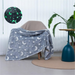 Glow in the dark kids blanket – soft fleece, rechargeable glow | for toddlers