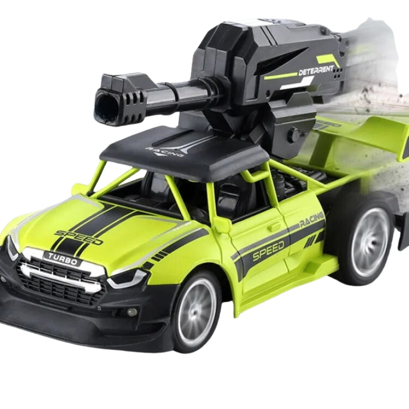 Remote control car with water fun – LED lights, stunts, rechargeable battery | kids racing toy
