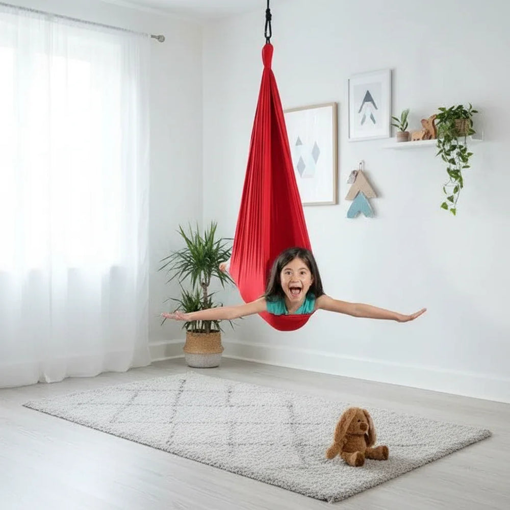 Sensory swing for children – calming indoor hanging swing | for play and relaxation