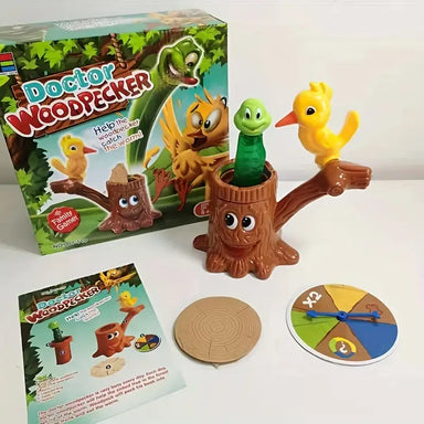 Worm hunt family game with fast dexterity play – colourful design, 2–4 players | kids game