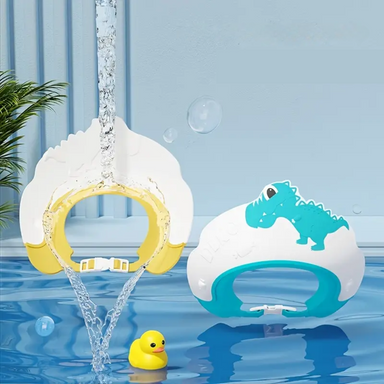 Baby bath visor with eye and ear protection – adjustable, waterproof | For babies & toddlers