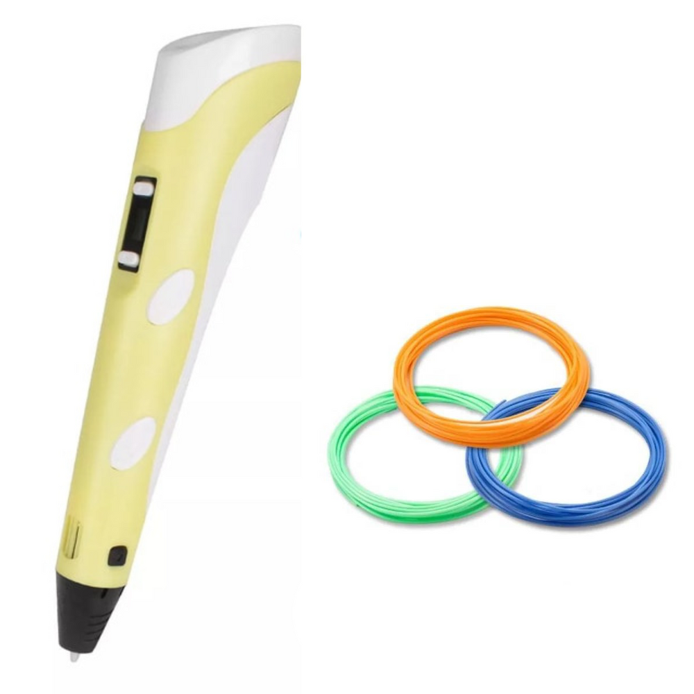 3D pen with adjustable speed and temperature – PLA and ABS filament | kids and adults