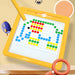 Magnetic drawing board – large surface, stylus and pattern cards | kids