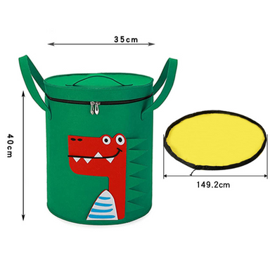 Play mat doubles as storage bag – quick tidy-up, durable, portable | kids toy storage